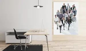 Büro mit Leichtschaumplatten Druck für Wandgestaltung, als Poster oder Fotoboard